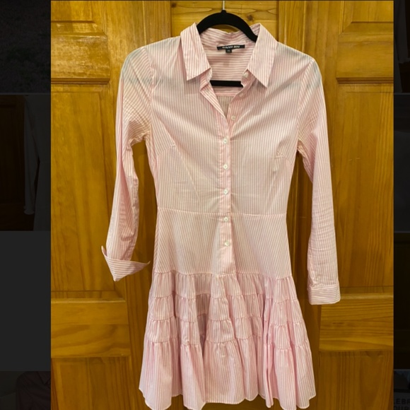 Gianni bini pink/white striped dress - Picture 2 of 7